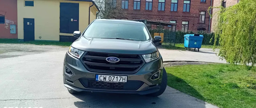 ford kujawsko-pomorskie Ford EDGE cena 89950 przebieg: 134000, rok produkcji 2017 z Włocławek